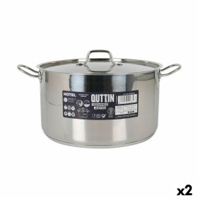 Marmite avec couvercle Quttin Hotel Acier ø 32 x 18 cm (2 Unités) de Quttin, Braisières - Réf : S2226806, Prix : 71,91 €, Rem...