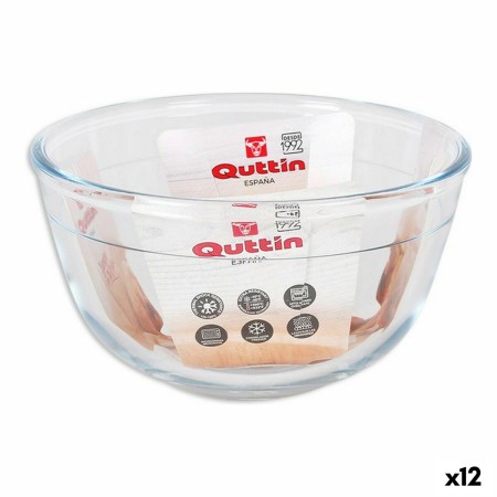 Rührschüssel Quttin Glas 820 ml ø 14,6 x 8,1 cm (12 Stück) von Quttin, Schalen und Schüsseln - Ref: S2226835, Preis: 33,13 €,...