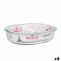 Fuente para Horno Quttin Vidrio Ovalado 1,5 L 23,7 x 18,8 cm (6 Unidades) de Quttin, Bandejas para horno - Ref: S2226839, Pre...