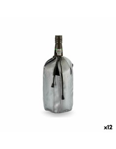 Refroidisseur de Bouteilles Thermomètre Noir Polyester PVC (12 Unités) | Tienda24 Tienda24.eu