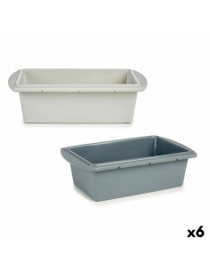 Moule pour four Pyrex Magic Rectangulaire Noir Ø 26 cm (6 Unités) | Tienda24 Tienda24.eu