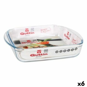 Plateau pour Four Quttin 63081 1,6 L verre 25 x 21,9 x 5 cm (6 Unités) de Quttin, Plats à rôtir - Réf : S2226847, Prix : 30,9...