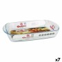 Baking tray Quttin 65810 2,2 l Glass Rectangular 32,5 x 20,2 x 5,2 cm (7 Units) | Tienda24 - Global Online Shop Tienda24.eu