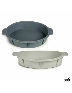 Backform Pyrex Magic karriert rechteckig Schwarz Metall 24 x 24 cm (6 Stück) | Tienda24 Tienda24.eu