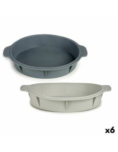 Molde para Flan Alto Silicona 1,5 L 24,5 x 8,5 x 24,5 cm (12 Unidades) | Tienda24 Tienda24.eu