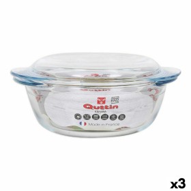 Casserole avec Couvercle Quttin verre 1,6 + 0,5 L (3 Unités) de Quttin, Cocottes - Réf : S2226859, Prix : 21,37 €, Remise : %