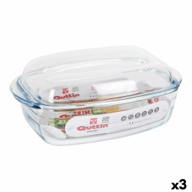 Cacerola Con Tapa Quttin 63096 Vidrio 32,8 x 19,7 x 13 cm (3L + 1,5L) de Quttin, Cacerolas - Ref: S2226862, Precio: 32,00 €, ...