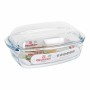 Casserole with lid Quttin 63096 Glass 32,8 x 19,7 x 13 cm (3L + 1,5L) by Quttin, Casserole Dishes - Ref: S2226862, Price: 32,...