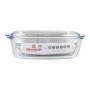 Casseruola con coperchio Quttin 63096 Vetro 32,8 x 19,7 x 13 cm (3L + 1,5L) di Quttin, Casseruole da forno - Rif: S2226862, P...