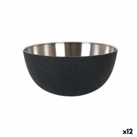 Salad Bowl Quttin Crocodile Black Steel 19,2 x 9 cm (12 Units) by Quttin, Bowls and large cups - Ref: S2226909, Price: 32,95 ...