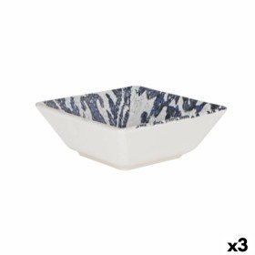 Snack tray DKD Home Decor Multicolour 22 x 22 x 3 cm Stoneware | Tienda24 - Global Online Shop Tienda24.eu