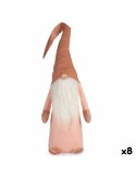 Figurine Décorative Gnome Blanc Rose Polyester Bois Sable 20 x 100 x 25 cm (8 Unités) | Tienda24 Tienda24.eu