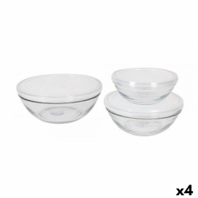 Set of bowls Duralex Lys With lid 3 Pieces (4 Units) by Duralex, Bowls and large cups - Ref: S2227117, Price: 36,37 €, Discou...