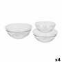 Set de Cuencos Duralex Lys Con Tapa 3 Piezas (4 Unidades) de Duralex, Cuencos y tazones - Ref: S2227117, Precio: 36,37 €, Des...