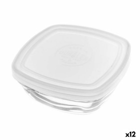 Square Lunch Box with Lid Duralex FreshBox Transparent 300 ml 11 x 11 x 4,5 cm (12 Units) by Duralex, Food storage - Ref: S22...