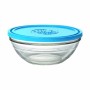 Panier-repas rond avec couvercle Duralex FreshBox Bleu 2,4 L (4 Unités) | Tienda24 - Global Online Shop Tienda24.eu