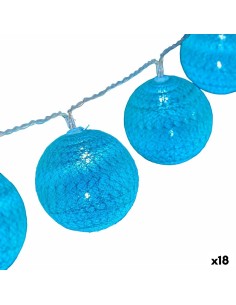 Ghirlanda di Luci LED 6 x 6 x 200 cm Turchese (18 Unità) da Krist+, Natale - Ref: S3628621, Precio: 70,13 €, Descuento: %