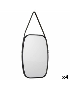 Wall mirror Romimex Natural Resin 31 x 31 x 2 cm | Tienda24 Tienda24.eu