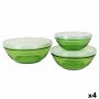 Set de Cuencos Duralex Verde Con Tapa 3 Piezas (4 Unidades) de Duralex, Cuencos y tazones - Ref: S2227248, Precio: 39,46 €, D...