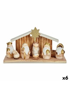 Sapin de Noël Étoile Polaire 21 x 36 x 7 cm Gris | Tienda24 Tienda24.eu