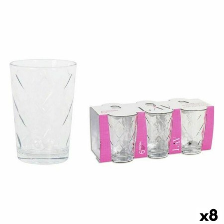 Set of glasses LAV LV-MEV220E 6 Pieces (8 Units) (205 ml) | Tienda24 - Global Online Shop Tienda24.eu