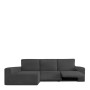 Funda para chaise longue de brazo largo izquierdo Eysa JAZ Gris oscuro 180 x 120 x 360 cm de Eysa, Sofás - Ref: D1605095, Pre...