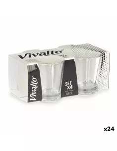 Conjunto de Copos Duralex Gigogne Cristal Transparente 220 cc (ø 8 x 7,7 cm) (4 pcs) | Tienda24 Tienda24.eu