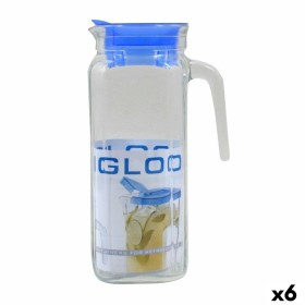 Jug Borgonovo Igloo Transparent Glass Blue 1,2 L (6 Units) by Borgonovo, Jugs and decanters - Ref: S2227390, Price: 27,23 €, ...