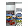 Fiambrera Borgonovo Cuadrada Azul 1,8 L 18,5 x 18,5 x 7,4 cm (12 Unidades) de Borgonovo, Almacenamiento de alimentos - Ref: S...