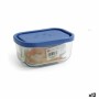 Lancheira Borgonovo Azul Retangular 400 ml 13,5 x 9,5 x 6,5 cm (12 Unidades) | Tienda24 - Global Online Shop Tienda24.eu