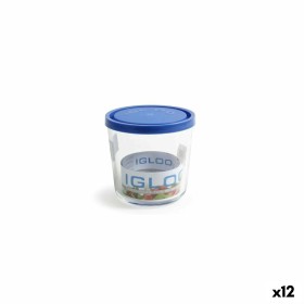 Bocal Borgonovo Igloo Bleu 800 ml (12 Unités) de Borgonovo, Bocaux hermétiques et accessoires - Réf : S2227406, Prix : 32,07 ...