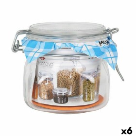 Jar Borgonovo 500 ml 10,5 x 10,5 x 10 cm (6 Units) by Borgonovo, Food storage - Ref: S2227408, Price: 19,14 €, Discount: %