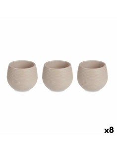 Plant pot Ecolux Dark Red Ø 60 cm Plastic Circular Modern | Tienda24 Tienda24.eu