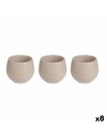 Set of pots Taupe Plastic 8 x 8 x 7 cm (8 Units) | Tienda24 Tienda24.eu