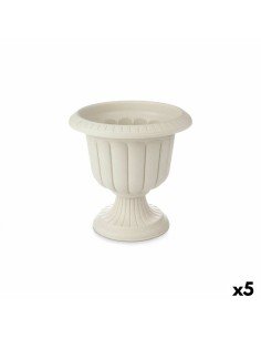 Plantador Romimex Azul Branco Porcelana 25 x 21 x 25 cm | Tienda24 Tienda24.eu