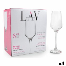 Conjunto de Copos LAV Lal 6 Peças (4 Unidades) (6 pcs) de LAV, Copos de champanhe - Ref: S2227449, Preço: 32,04 €, Desconto: %