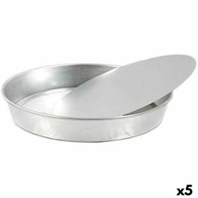 Stampo Removibile VR Alluminio Argentato 29 x 29 x 4 cm (5 Unità) di VR, Stampi per torte e pan di spagna - Rif: S2227501, Pr...