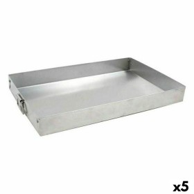 Molde Rectangular VR Plateado Aluminio 30 x 19 x 3,5 cm (5 Unidades) de VR, Moldes para tartas y bizcochos - Ref: S2227507, P...