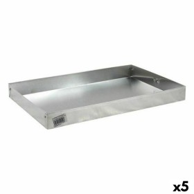 Molde Retangular VR Prateado Alumínio 34 x 22,5 x 3,5 cm (5 Unidades) de VR, Formas para tartes e biscoitos - Ref: S2227508, ...