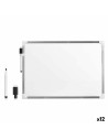 Magnetic Board with Marker White Aluminium 25 x 35 cm (12 Units) | Tienda24 Tienda24.eu