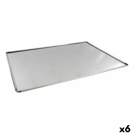 Bandeja para Forno VR Prateado Alumínio Retangular 48 x 34 x 0,5 cm (6 Unidades) | Tienda24 - Global Online Shop Tienda24.eu