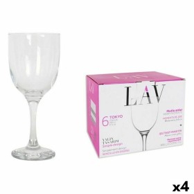 Set of cups LAV 145011 7,5 x 7,5 x 18 cm (4 Units) (290 ml) by LAV, Cocktail Glasses - Ref: S2227678, Price: 26,33 €, Discoun...