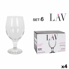 Set de Verres Bohemia Crystal Clara 350 ml Blanc 6 Pièces 6 x 8 x 22 cm (6 Unités) (4 Unités) | Tienda24 - Global Online Shop Tienda24.eu