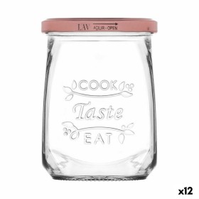 Tarro de Cristal Transparente Inde Tasty 550 ml Con Tapa (12 Unidades) de Inde, Botes herméticos y accesorios - Ref: S2227738...