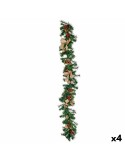 Guirlande de Noël Branche Rouge Vert 22 x 10 x 176 cm (4 Unités) | Tienda24 Tienda24.eu