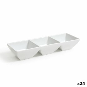 Snack tray Jimena 27 x 9,3 x 4,7 cm (24 Units) by BigBuy Cooking, Plates and dishes - Ref: S2227762, Price: 61,35 €, Discount: %