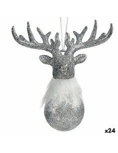 Árbol de Navidad 20 x 58 x 13 cm Metal Blanco | Tienda24 Tienda24.eu