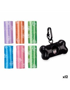 Kotbeutelspender United Pets Bon Ton Neon Hund Gelb (8 x 4,2 x 5 cm) | Tienda24 Tienda24.eu