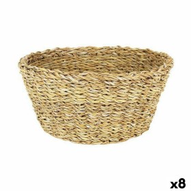 Multi-purpose basket Privilege Brown 30 x 30 x 13 cm wicker (8 Units) by Privilege, Shelves and supports - Ref: S2227867, Pri...