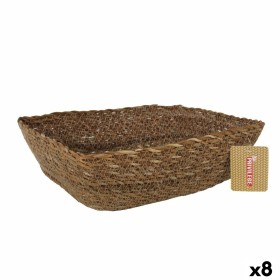 Multi-purpose basket Privilege wicker Rectangular 30 x 23 x 9 cm (8 Units) by Privilege, Open Storage Bins - Ref: S2227889, P...